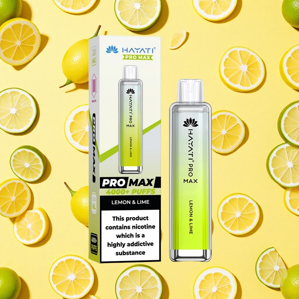 Hayati Pro Max 4000 Puffs Lemon Lime Mesh Coil TPD