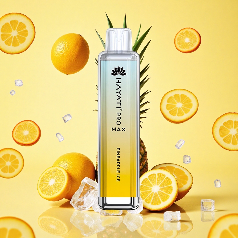 Hayati Pro Max 4000 Puffs Pineapple Ice TPD 2ml E-liquid