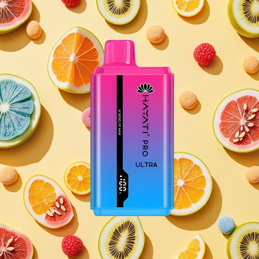 Hayati Pro Ultra 15000 Puffs 24ml E-liquid 2 Nicotine Blue Razz Gummy Bear