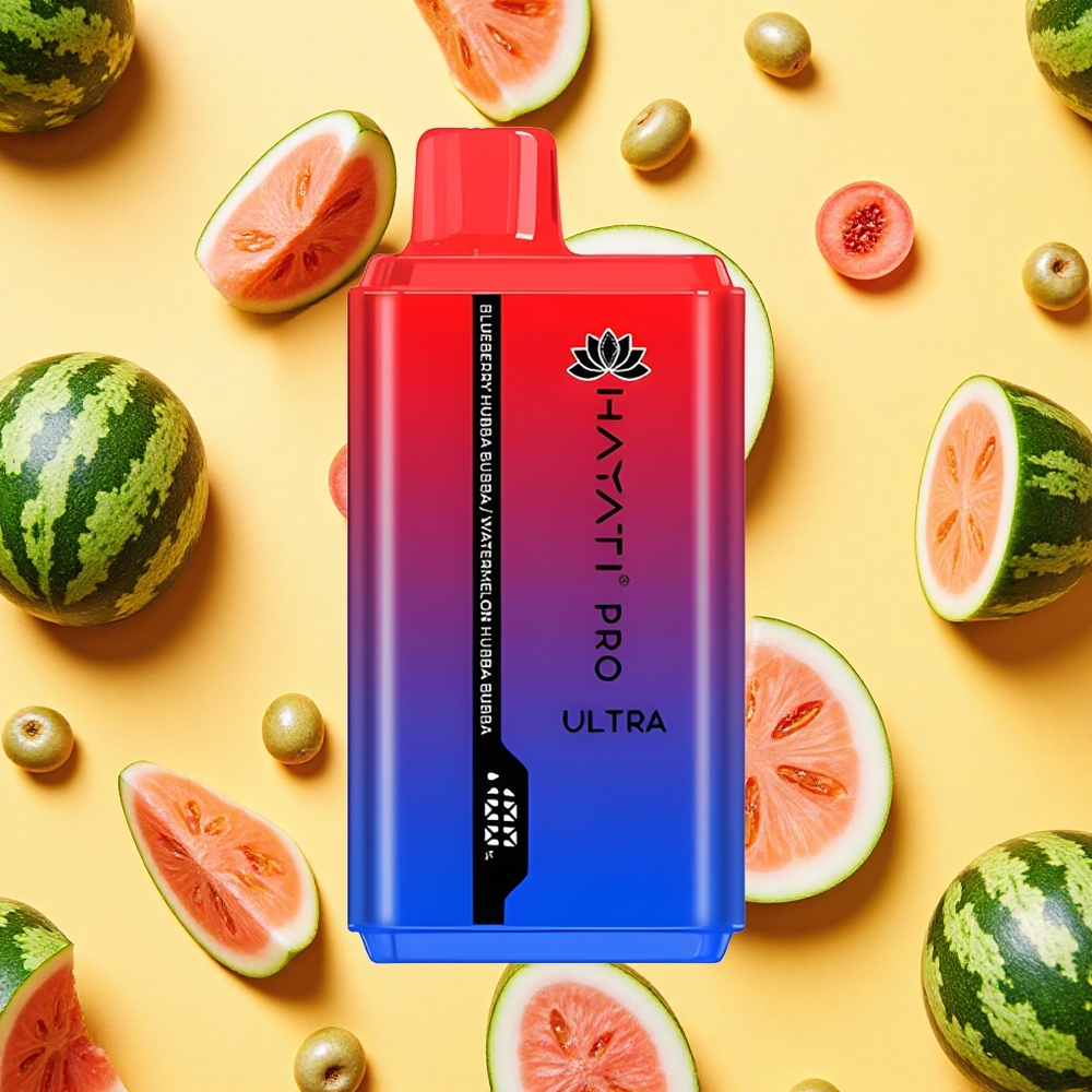 Hayati Pro Ultra 15000 Puffs 24ml E-liquid 2 Nicotine Blueberry Hubba Bubba