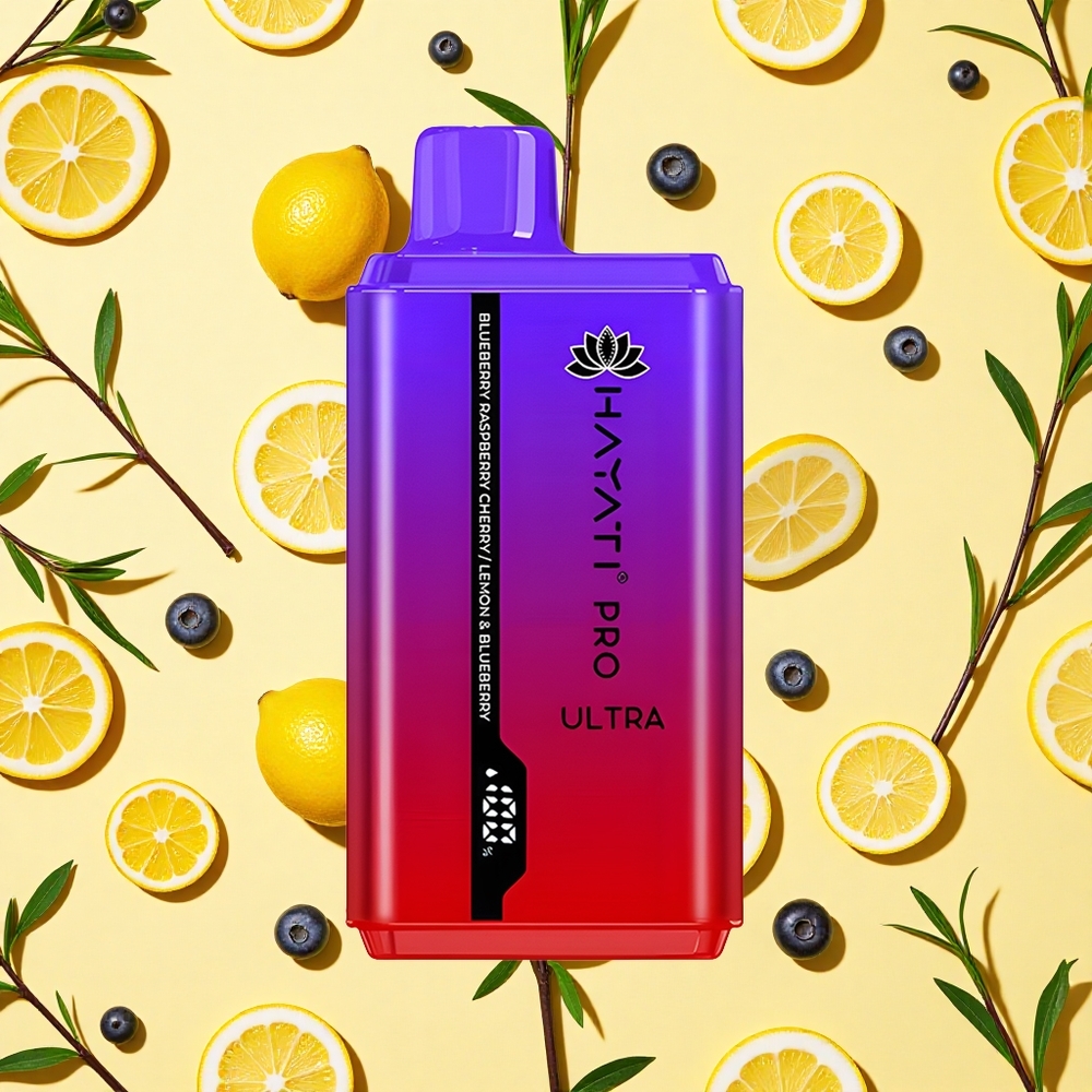 Hayati Pro Ultra 15000 Puffs Blueberry Raspberry Cherry 24ml E-liquid 2 Nicotine