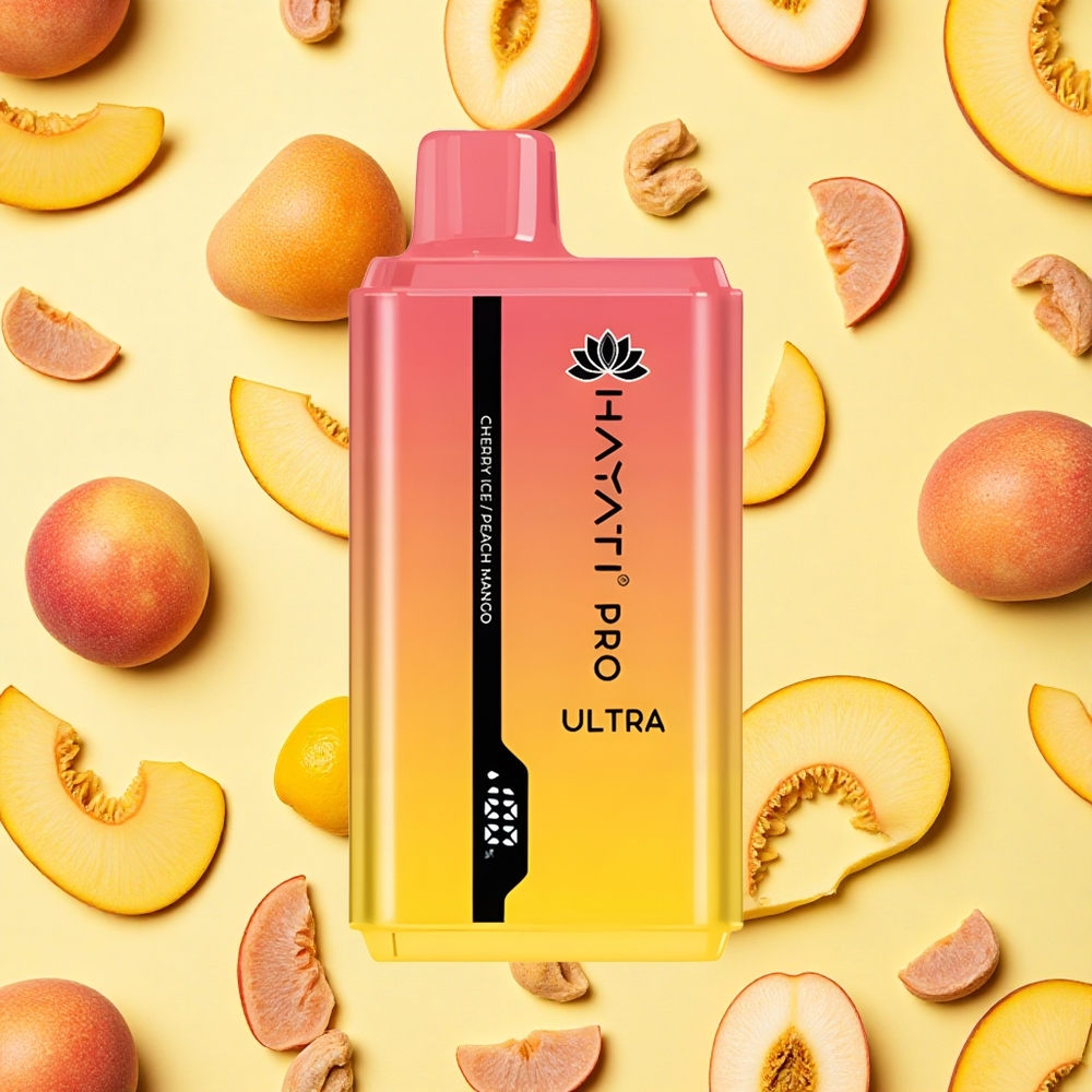 Hayati Pro Ultra 15000 Puffs Cherry Ice Disposable Vape 850mAh Battery Capacity 24ml E-liquid