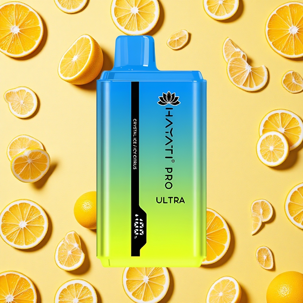 Hayati Pro Ultra 15000 Puffs Crystal Ice 850mAh Battery Capacity 24ml E-liquid 2 Nicotine