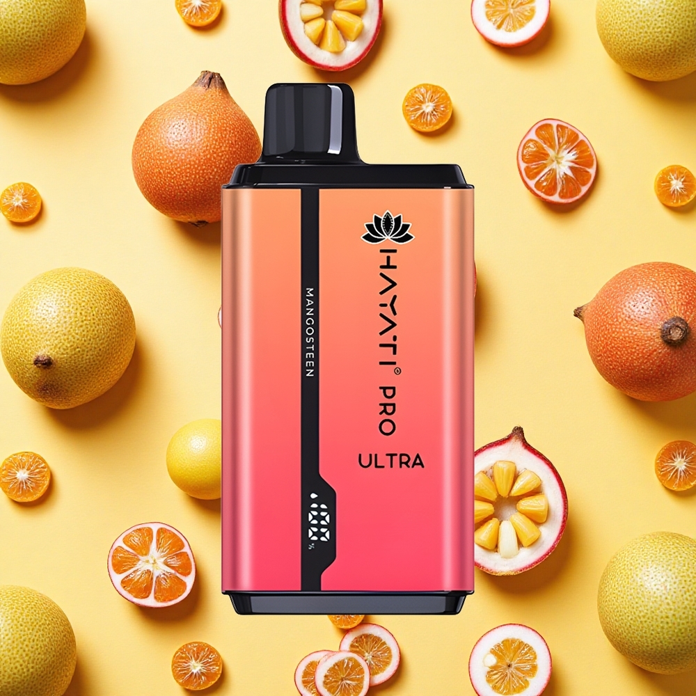 Hayati Pro Ultra 15000 Puffs Mangosteen 24ml E-liquid 2 Nicotine