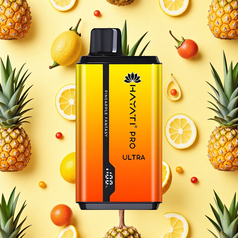 Hayati Pro Ultra 15000 Puffs Pineapple Fantasy 24ml E-liquid 2 Nicotine