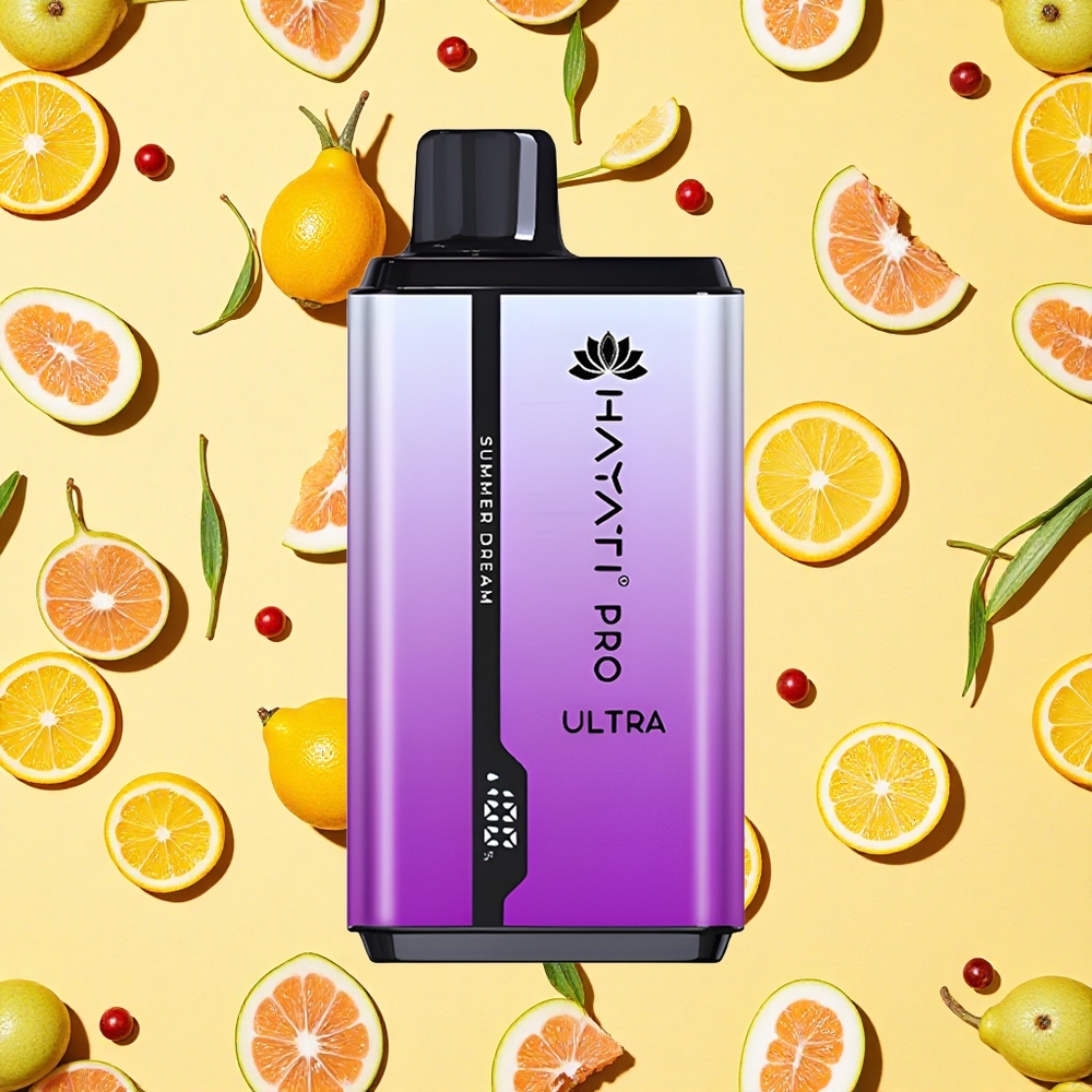 Hayati Pro Ultra 15000 Puffs Summer Dream 2 12ml E-liquid 2 Nicotine 49 Flavors