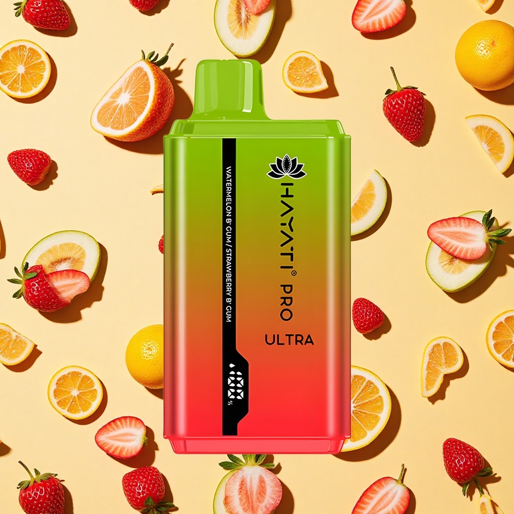 Hayati Pro Ultra 15000 Puffs Watermelon Bubblegum 850mAh Battery Capacity 24ml E-liquid