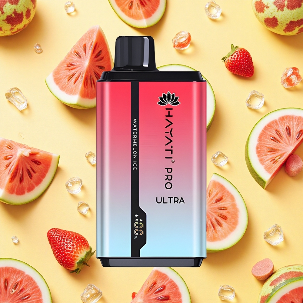 Hayati Pro Ultra 15000 Puffs Watermelon Ice 850mAh Battery Capacity 24ml E-liquid 2 Nicotine