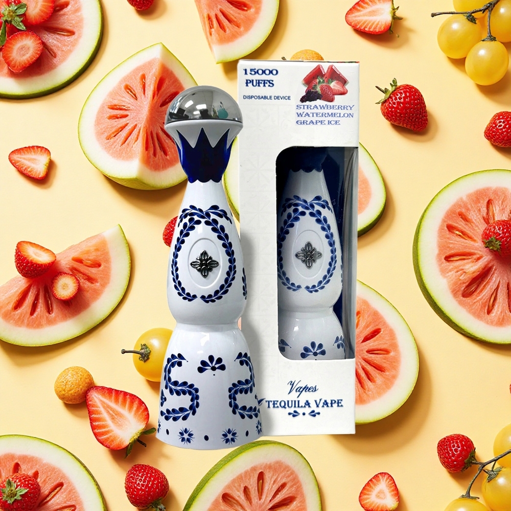 Humo Azul 15000 Puffs Strawberry Watermelon Grape Ice 5 Nicotine 20ml E-liquid USB-C