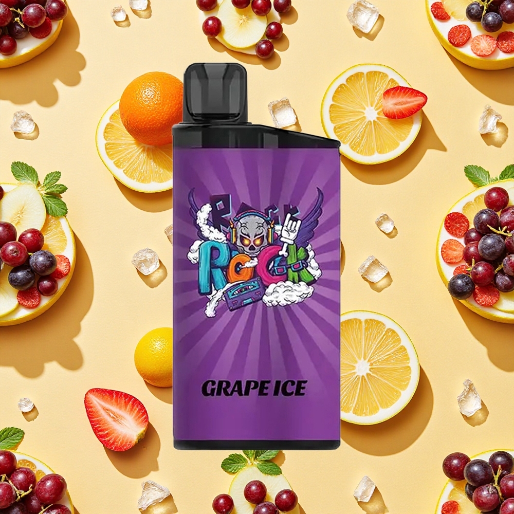 IGET Bar 3500 Puffs Grape Ice 1400mAh Battery Capacity Mesh Coil Disposable Vape