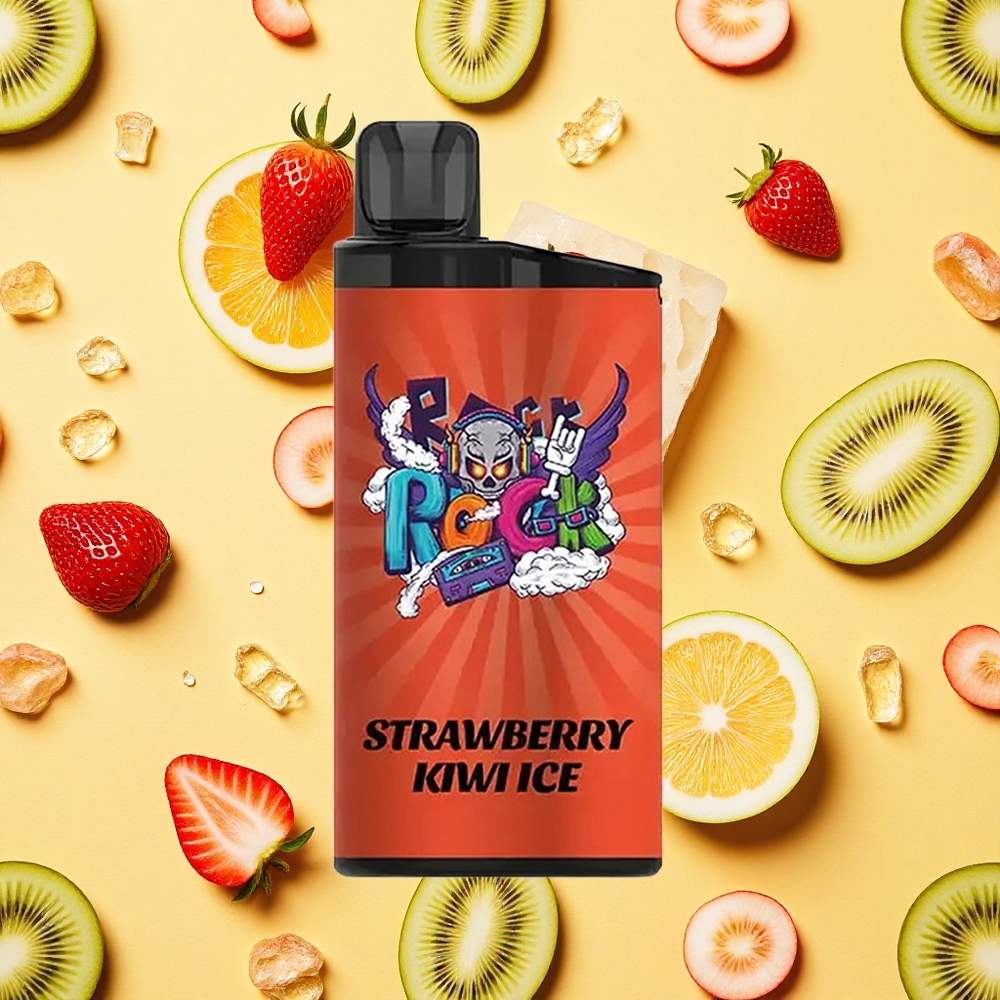 IGET Bar 3500 Puffs Strawberry Kiwi Ice 1400mAh Battery Capacity Mesh Coil Vape