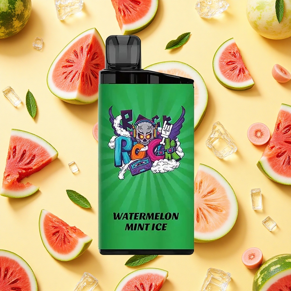 IGET Bar 3500 Puffs Watermelon Mint Ice 1400mAh Battery Capacity Mesh Coil Disposable Vape