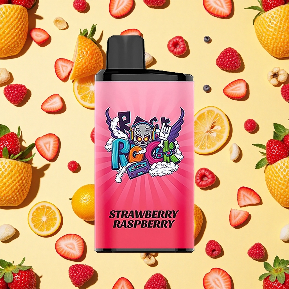 IGET Bar Pro 10000 Puffs Strawberry Raspberry 2000mAh Battery Capacity Mesh Coil