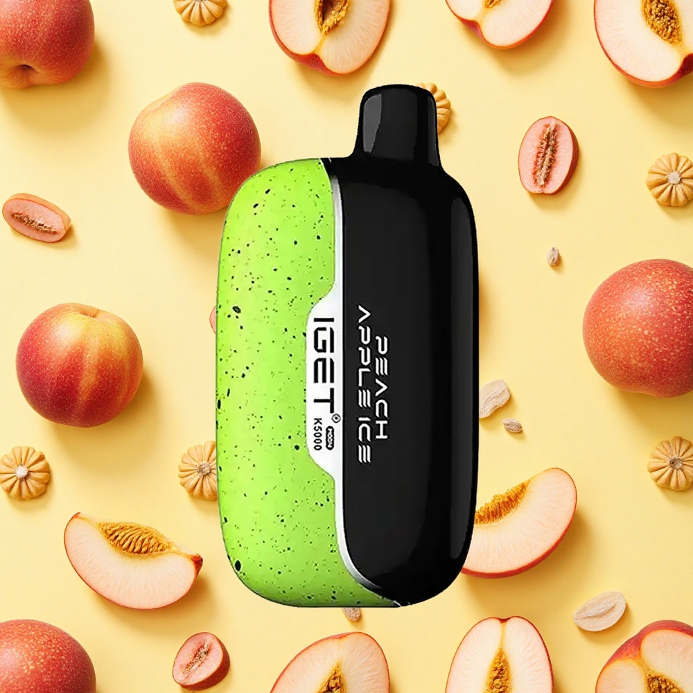 IGET Moon K5000 Peach Apple Mesh Coil Disposable Vape
