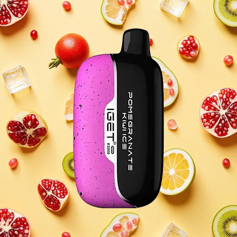 IGET Moon K5000 Pomegranate Kiwi Ice PC Mesh Coil Disposable Vape