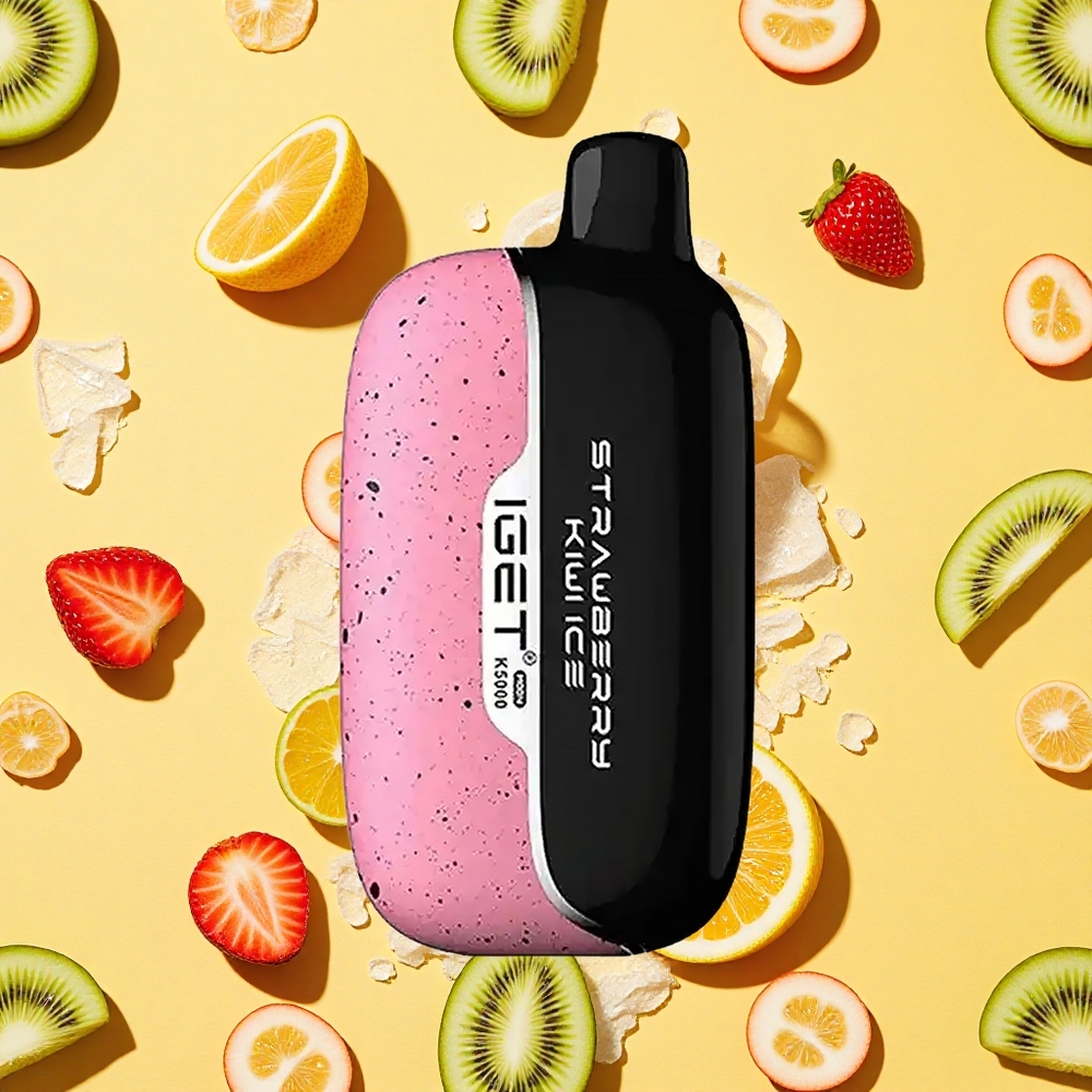 IGET Moon K5000 Strawberry Kiwi Ice Disposable PC Mesh Coil Vape