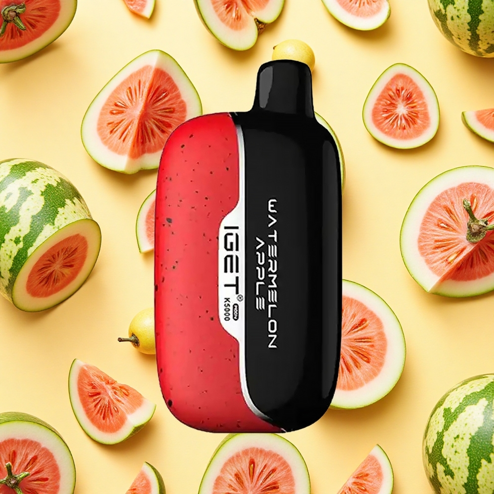 IGET Moon K5000 Watermelon Apple 5000 Puffs Mesh Coil PC Disposable