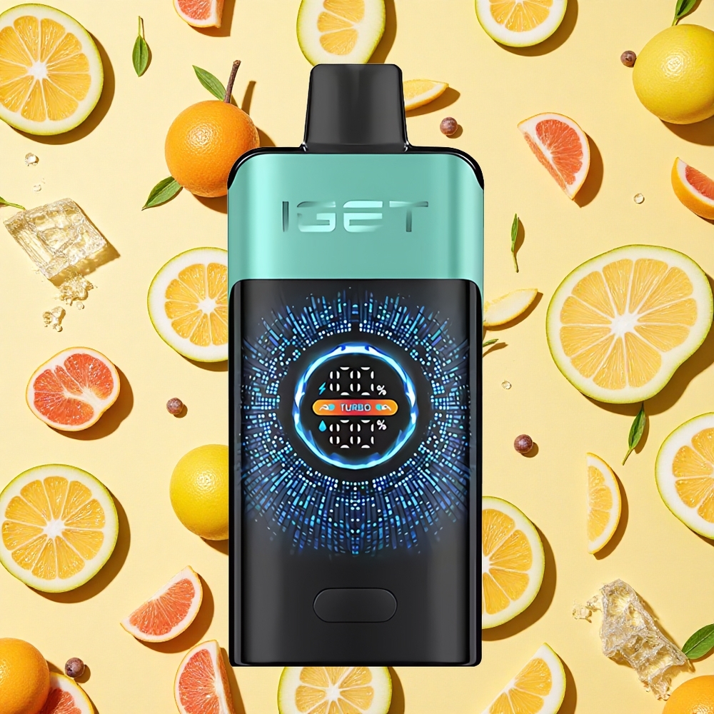 IGET ONE 12000 Puffs Mountain Spring Mint Ice Dual Mesh Coil Curved Screen
