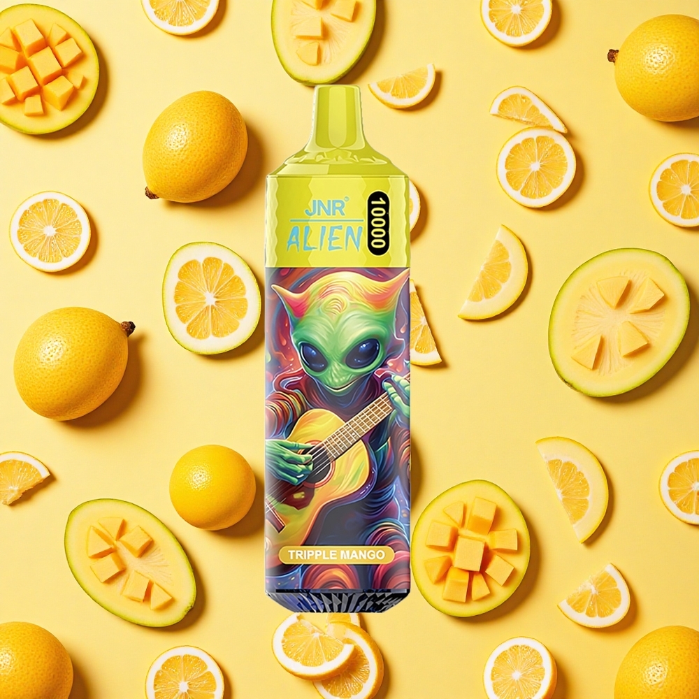 JNR Alien 10000 Puffs Tripple Mango LED (RGB) lights Type-C Charging 850mAh Battery Capacity