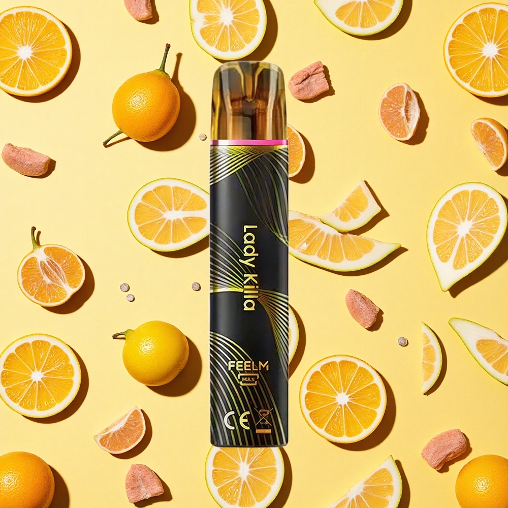 JNR BlackGolden 600+200 Puffs 2ml E-liquid 2 Nicotine Disposable Vape Lady Killa