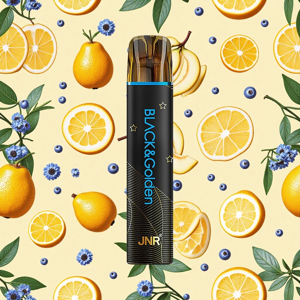 JNR BlackGolden 600+200 Puffs Mr Blue 550mAh Battery Capacity 2ml E-liquid 2 Nicotine TPD