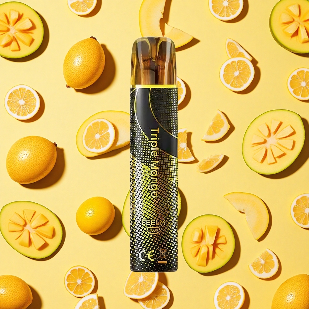 JNR BlackGolden 600+200 Puffs Triple Mango 2ml E-liquid 2 Nicotine TPD