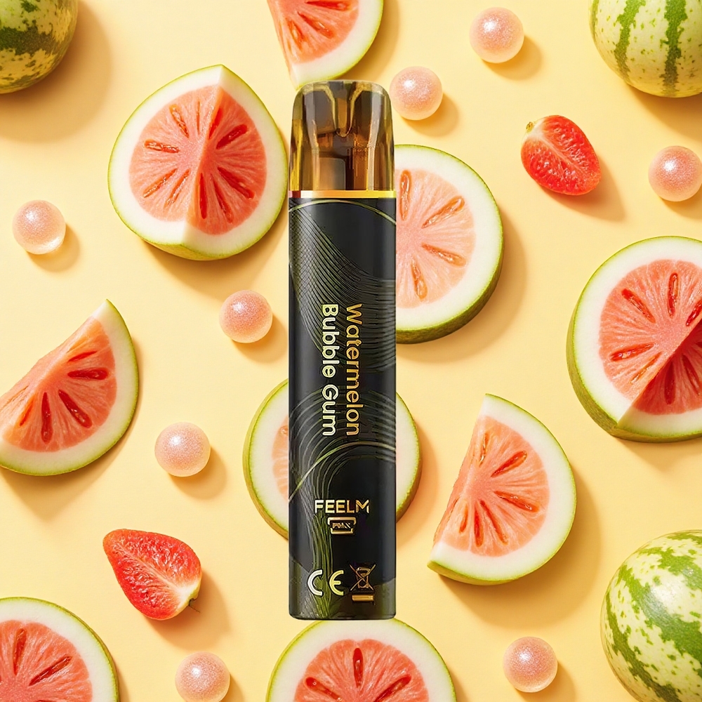 JNR BlackGolden 600+200 Puffs Watermelon Bubble Gum 550mAh Battery Capacity 2ml E-liquid 2 Nicotine