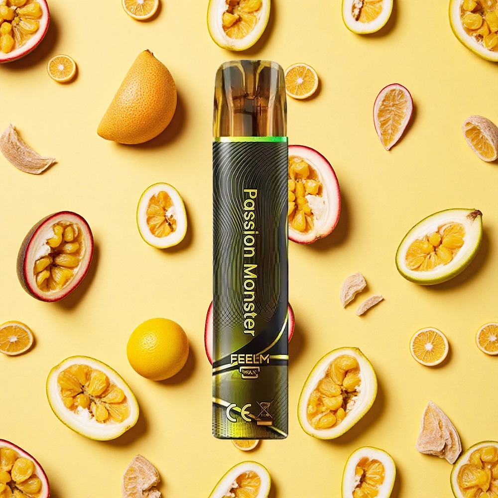 JNR BlackGolden Passion Monster 600+200 Puffs 550mAh Battery Capacity 2ml E-liquid 2 Nicotine