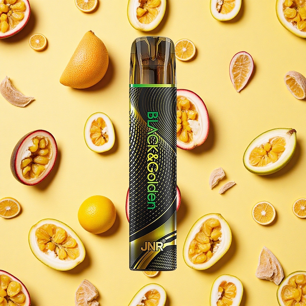 JNR BlackGolden Passion Monster 600+200 Puffs 550mAh Battery Capacity 2ml E-liquid 2 Nicotine