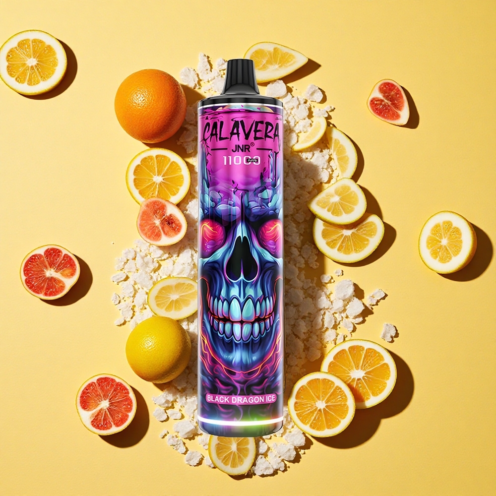 JNR Calavera 11000 Puffs Black Dragon Ice 850mAh Battery Capacity 21ml E-liquid 10ohm