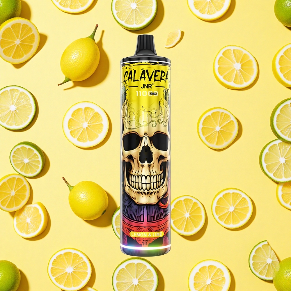 JNR Calavera 11000 Puffs Lemon Lime 850mAh Battery Capacity 21ml E-liquid Type-C Charging 10ohm