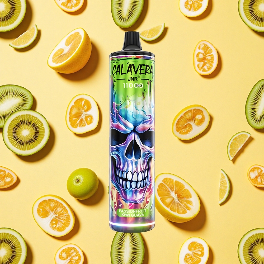 JNR Calavera 11000 Puffs Passionfruit Kiwi Guava 21ml E-liquid 850mAh Battery Capacity 10ohm Mesh Coil