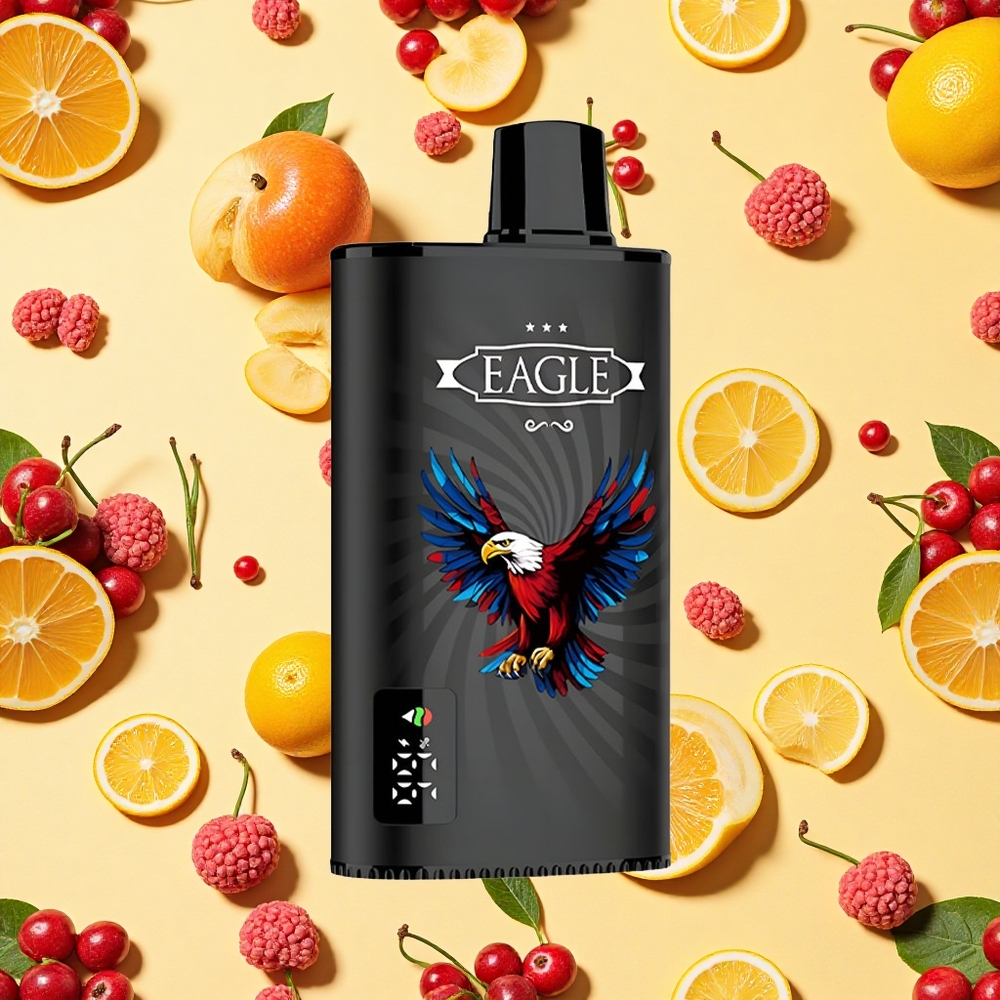 JNR EAGLE Smart 23000 Puffs Cherry Cola Digital Mesh Coil 25ml E-liquid 2 Nicotine