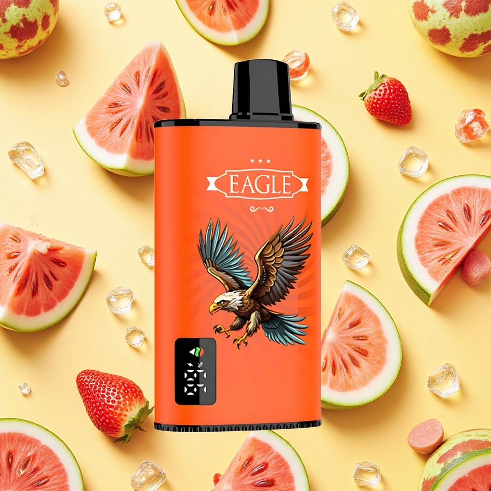 JNR EAGLE Smart 23000 Puffs Disposable Vape Watermelon Ice Digital Screen 25ml E-liquid 2 Nicotine