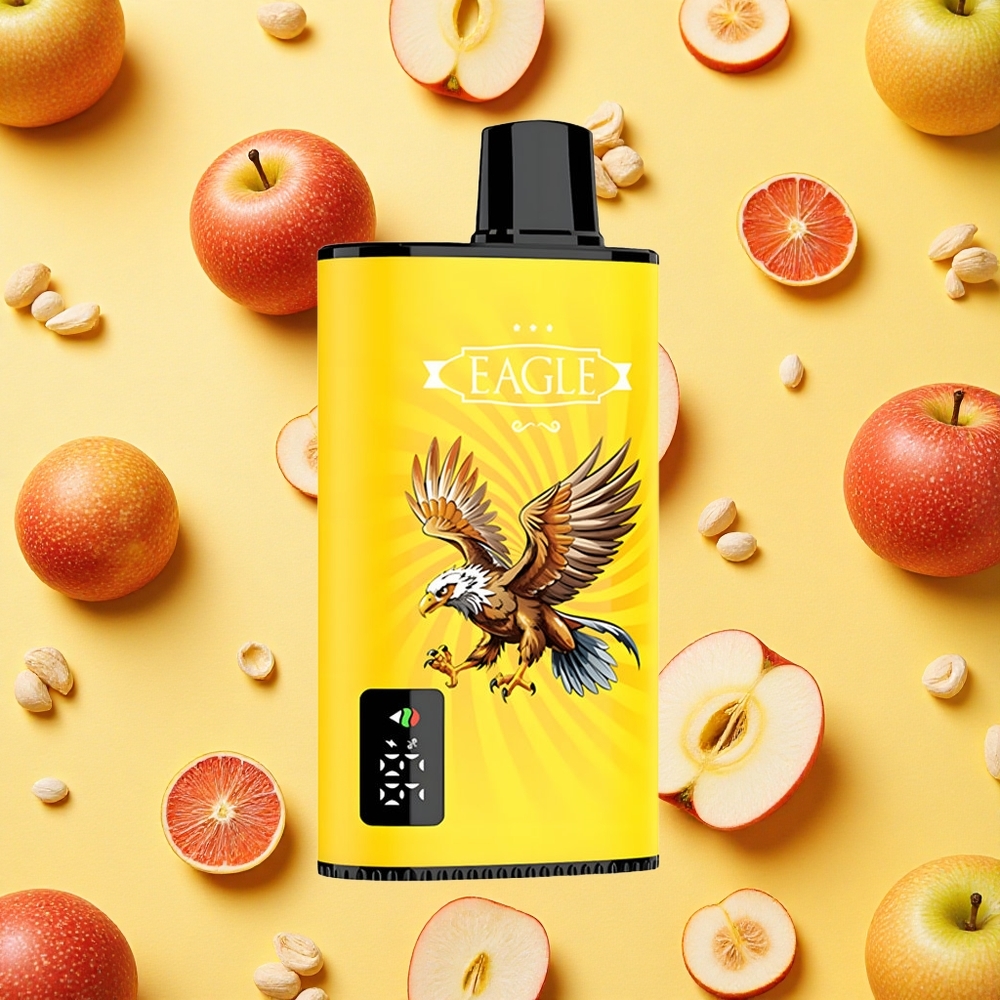 JNR EAGLE Smart 23000 Puffs Double Apple Digital Screen 10ohm Mesh Coil 25ml E-liquid