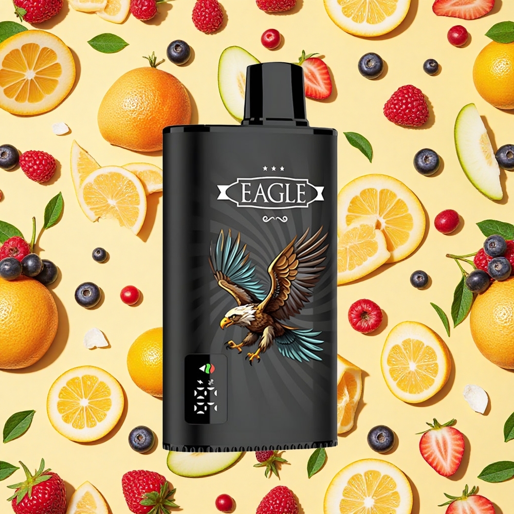 JNR EAGLE Smart 23000 Puffs Mixed Berries Mesh Coil Digital Screen 750mAh Battery Capacity