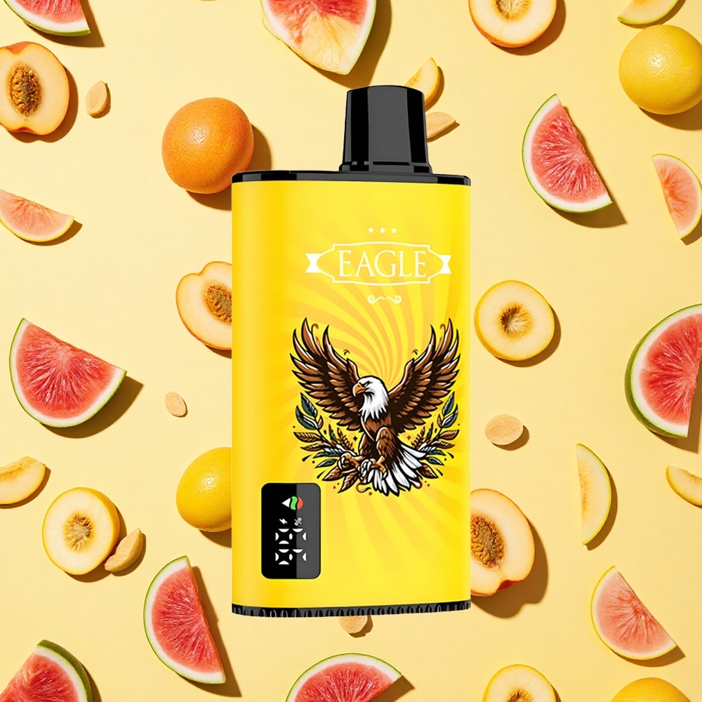 JNR EAGLE Smart 23000 Puffs Peach Mango Watermelon 25ml E-liquid 2 Nicotine Mesh Coil