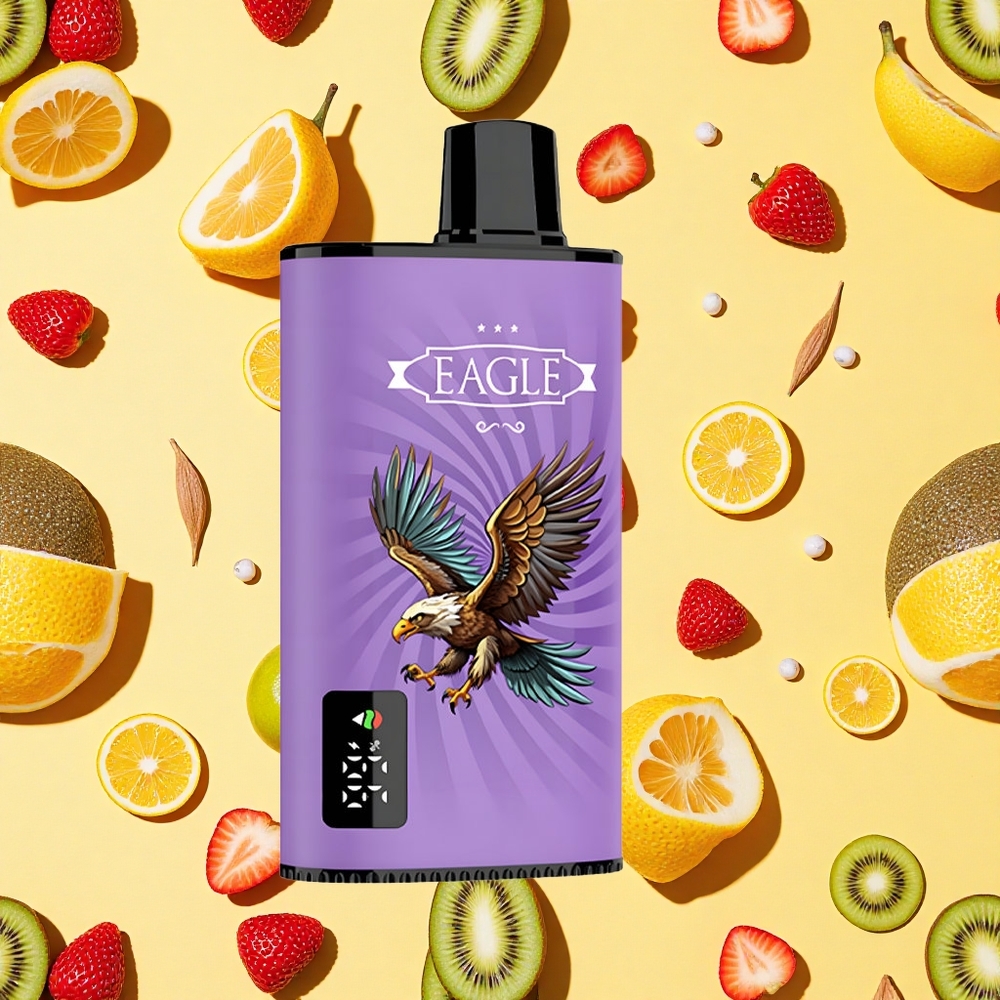 JNR EAGLE Smart 23000 Puffs Strawberry Kiwi Digital Screen 25ml E-liquid 10ohm