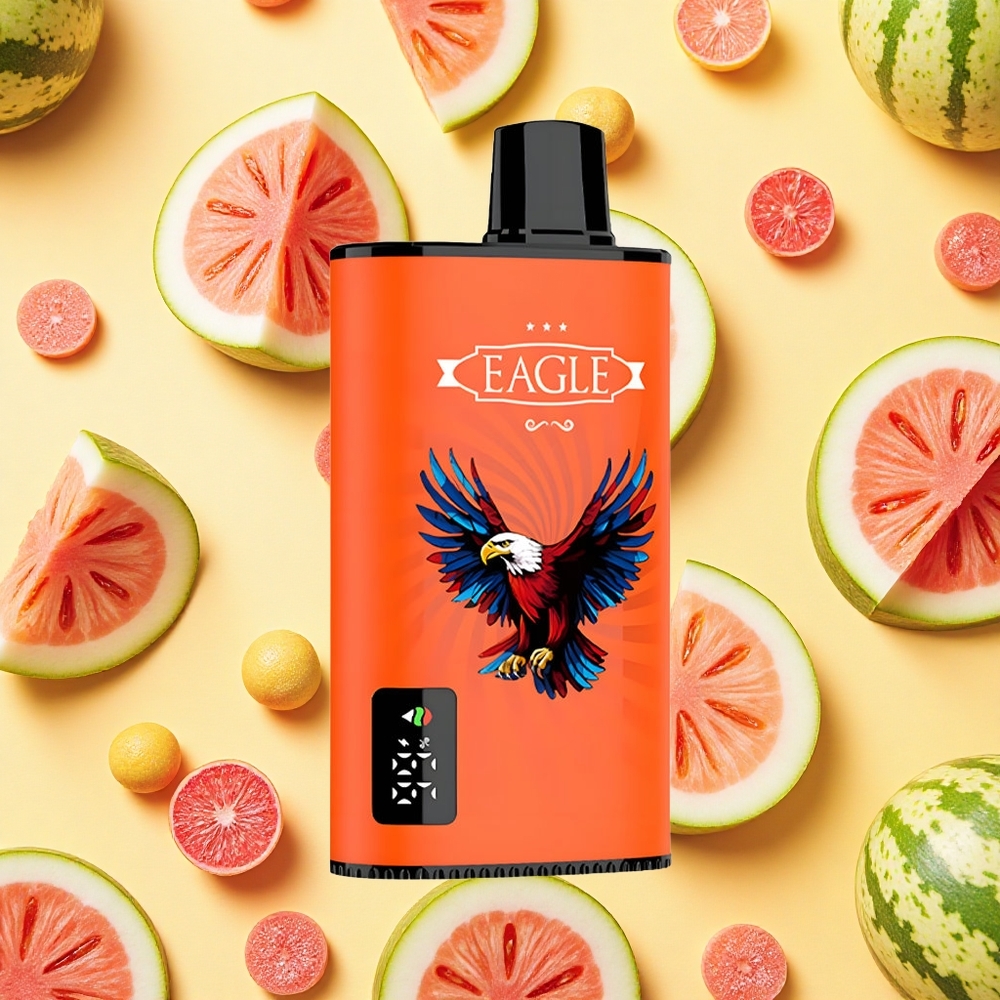 JNR EAGLE Smart 23000 Puffs Watermelon Bubblegum 25ml E-liquid 750mAh Battery Capacity Type-C Charging