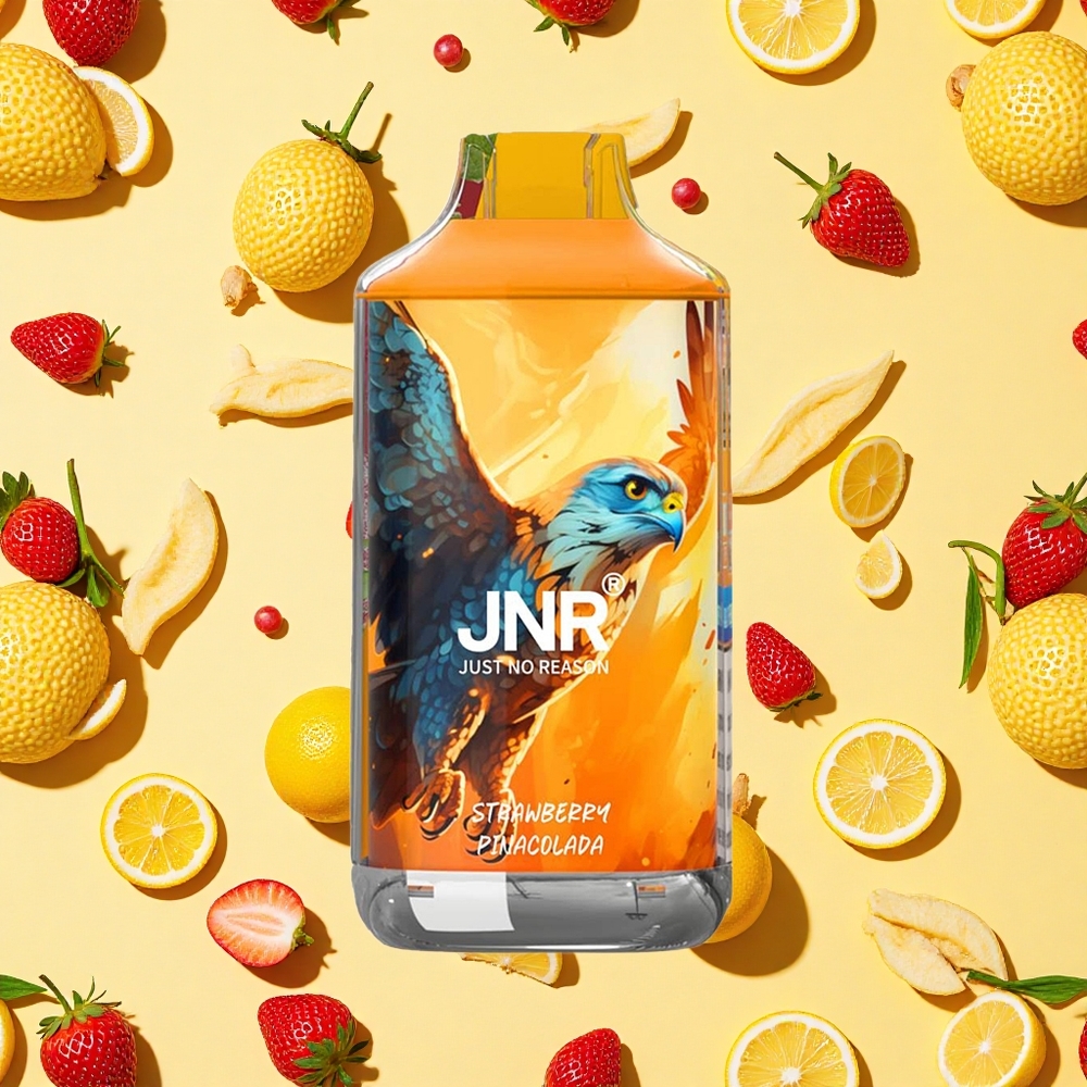 JNR Falcon 16000 Puffs 22ml E-liquid Dual Mesh Coil Strawberry Pina Colada