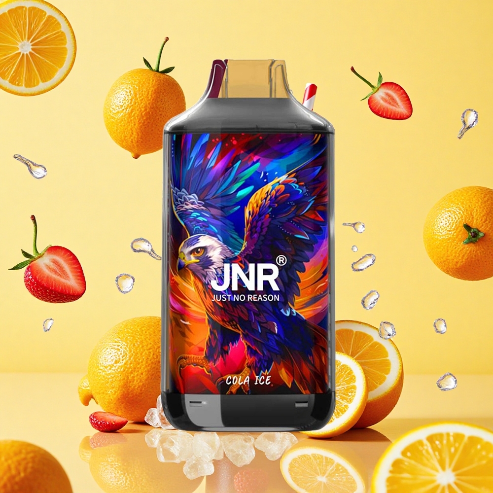 JNR Falcon 16000 Puffs Cola Ice Dual Mesh Coil 22ml E-liquid Type-C Charging LED