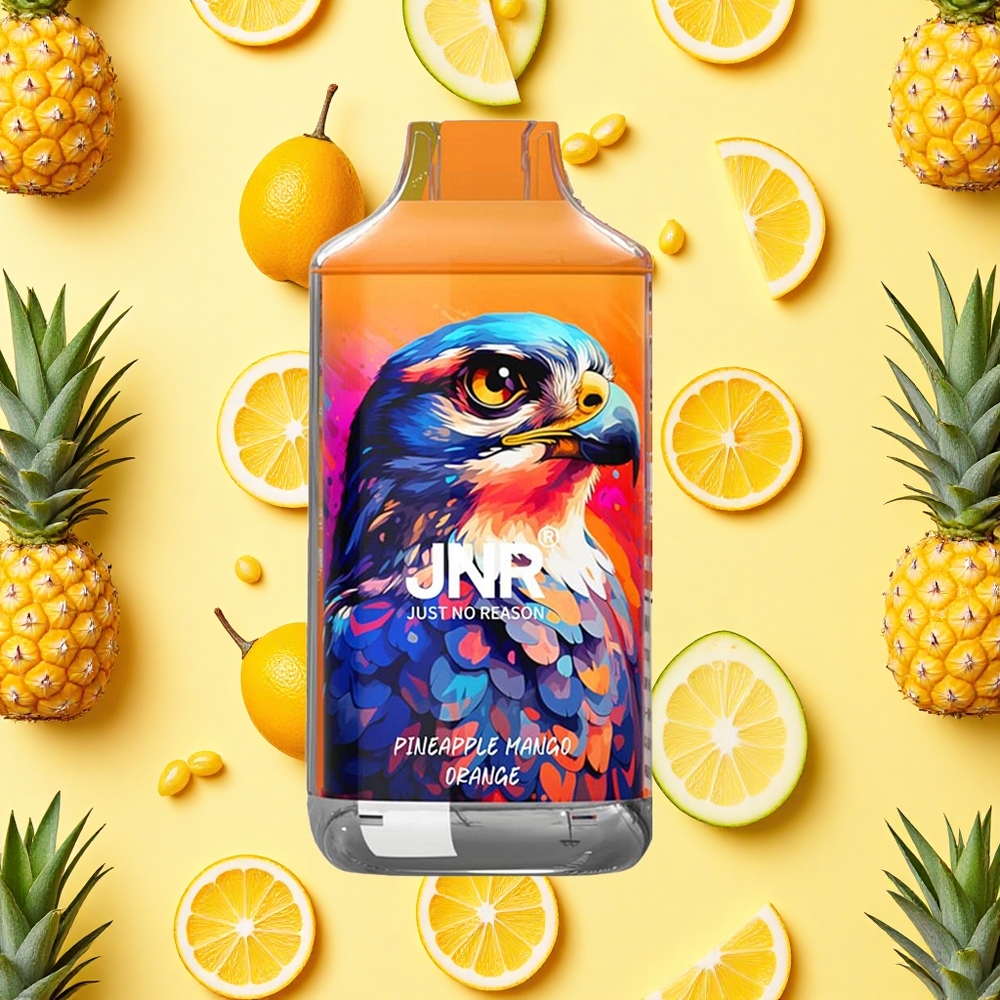 JNR Falcon 16000 Puffs Pineapple Mango Orange 22ml E-liquid Dual Mesh Coil 850mAh Battery Capacity
