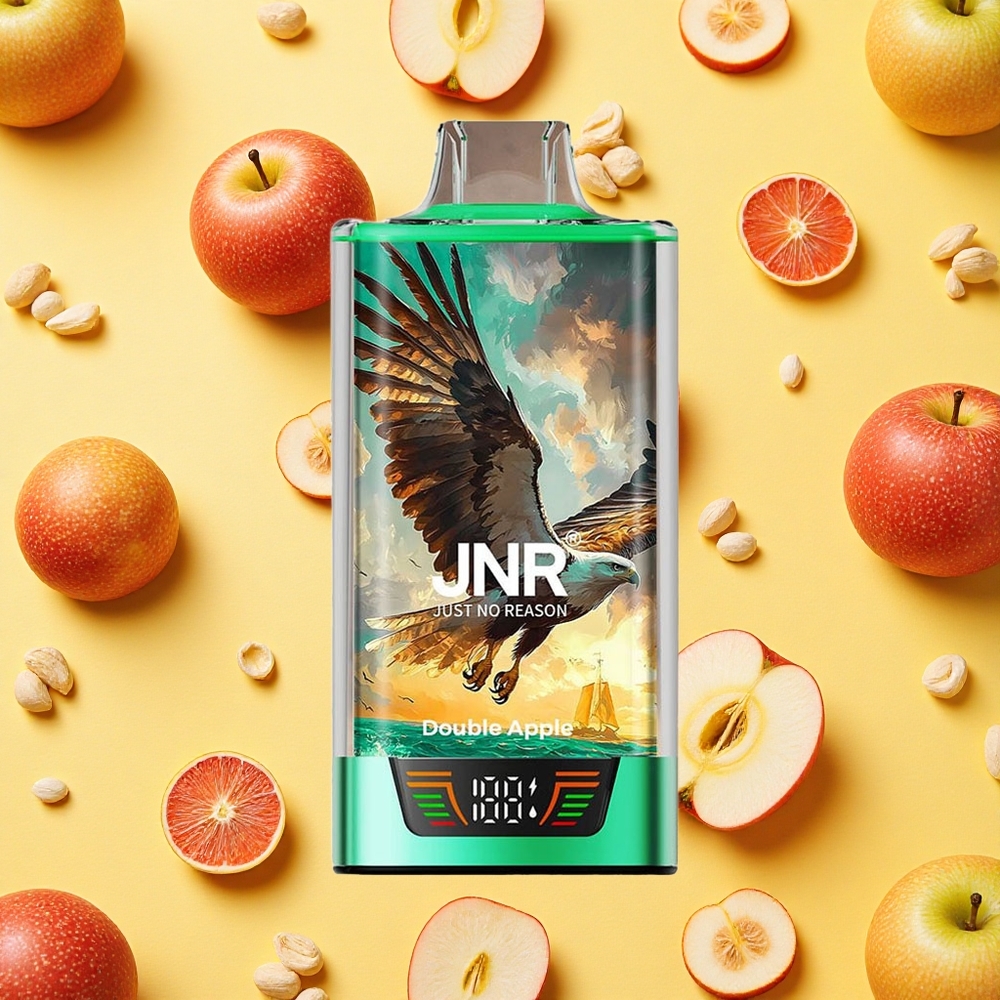 JNR Falcon Pro 28000 Double Apple 30ml E-liquid 950mAh Battery Capacity Smart Display Dual Mesh Coil