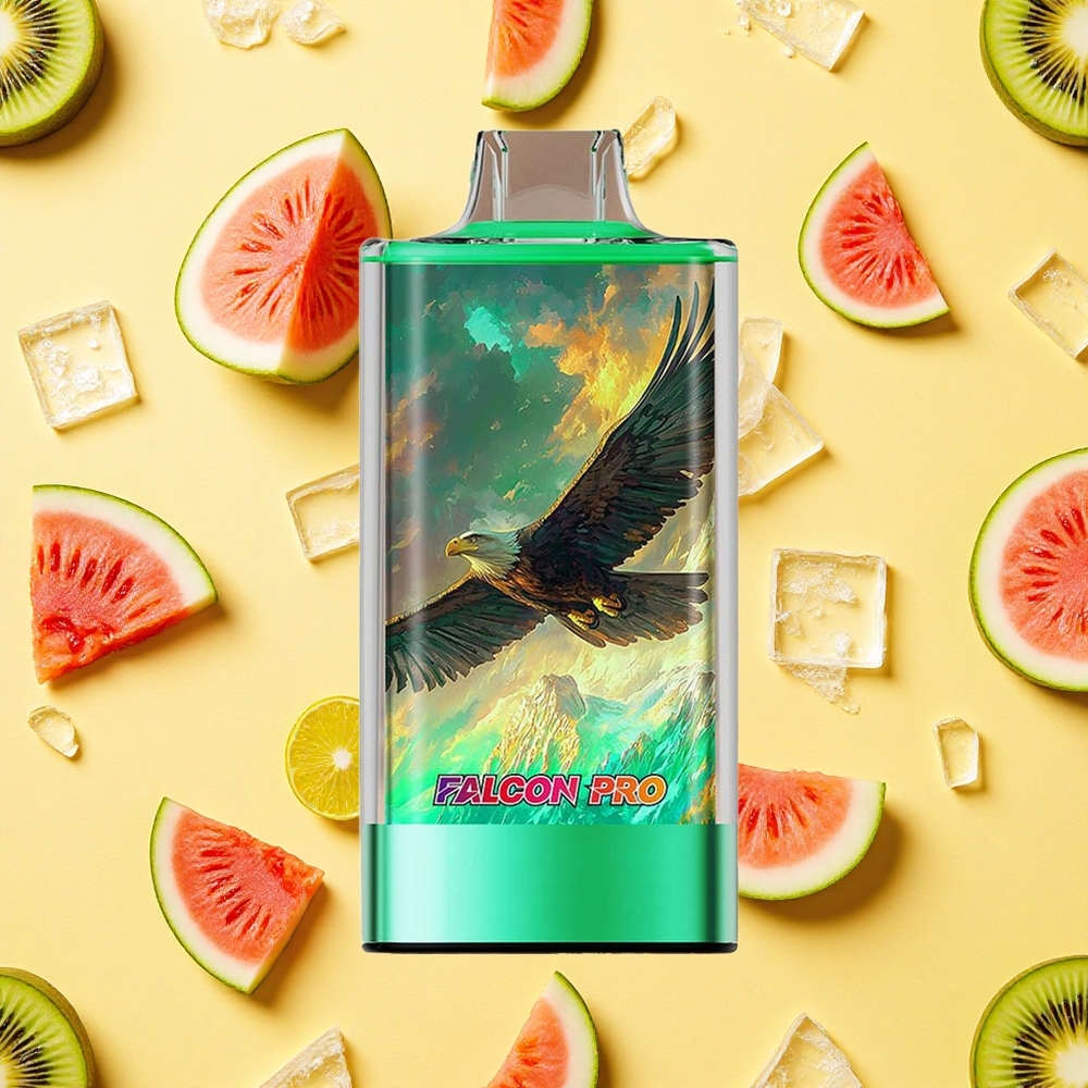 JNR Falcon Pro 28000 Kiwi Watermelon Ice 30ml E-liquid 950mAh Battery Capacity Dual Mesh Coil MTL