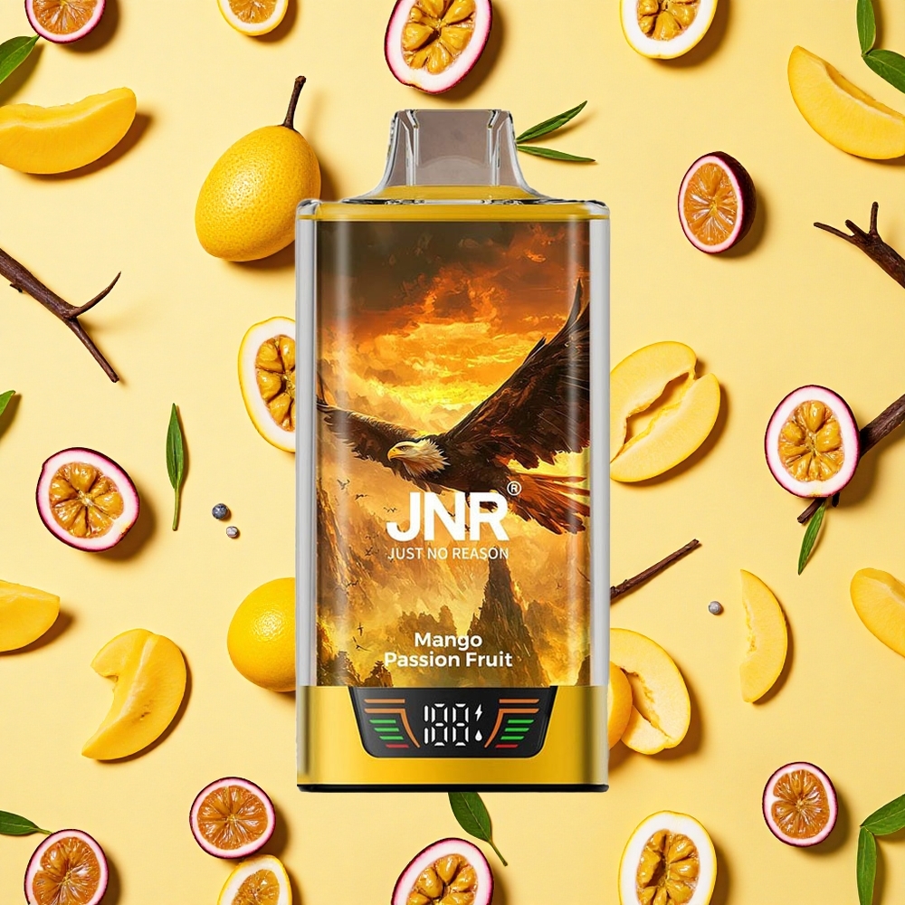 JNR Falcon Pro 28000 Mango Passion Fruit 30ml E-liquid 950mAh Battery Capacity Dual Mesh Coil