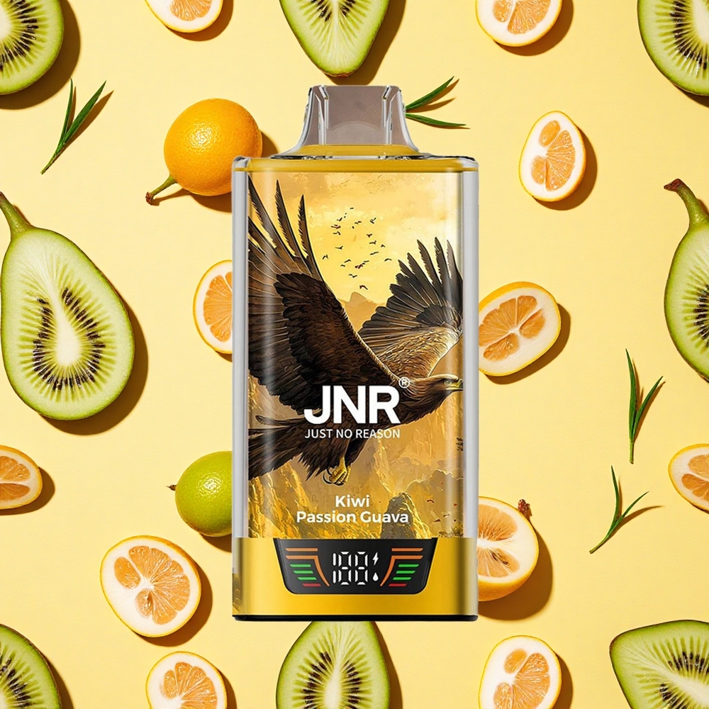 JNR Falcon Pro 28000 Puffs Kiwi Passion Guava 30ml E-liquid 5 Nicotine MTL