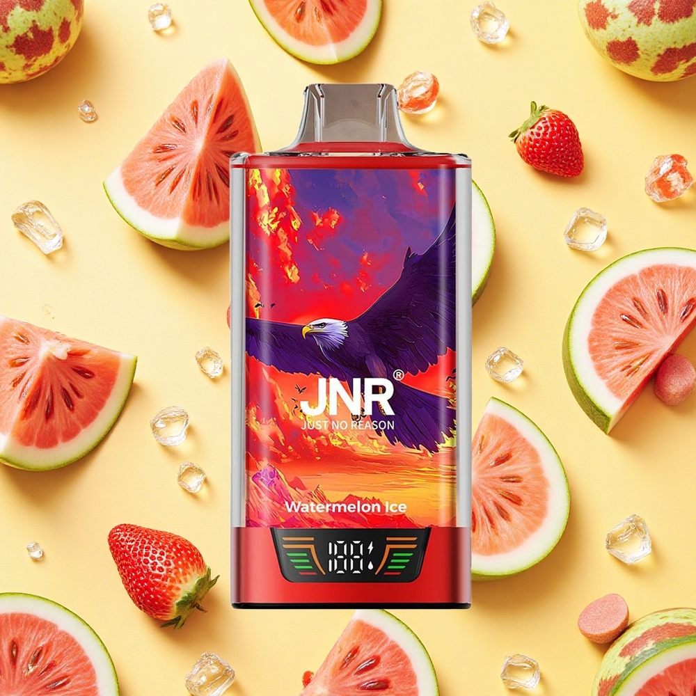 JNR Falcon Pro 28000 Puffs Watermelon Ice 30ml E-liquid 950mAh Battery Capacity Dual Mesh Coil MTL