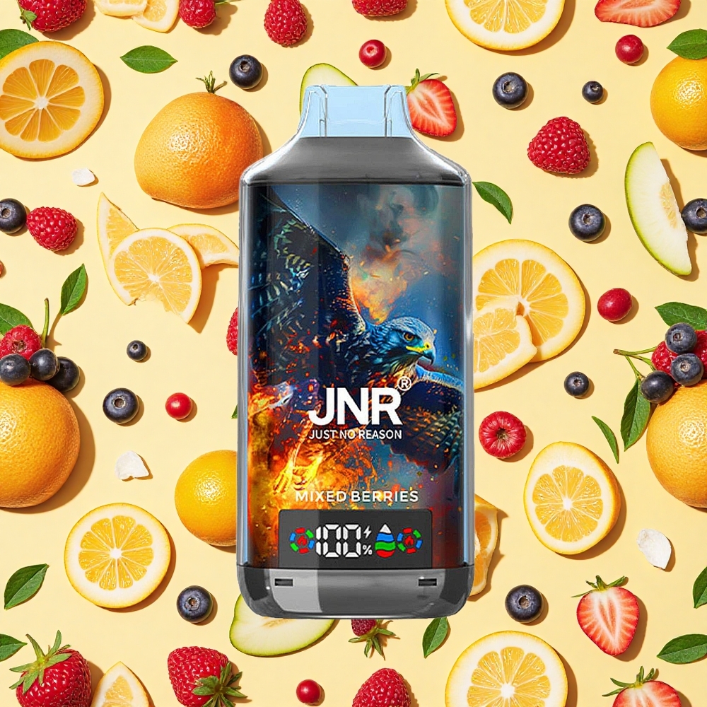 JNR Falcon X 18000 Puffs Mixed Berries 750mAh Battery Capacity Dual Mesh Coil Type-C Charging