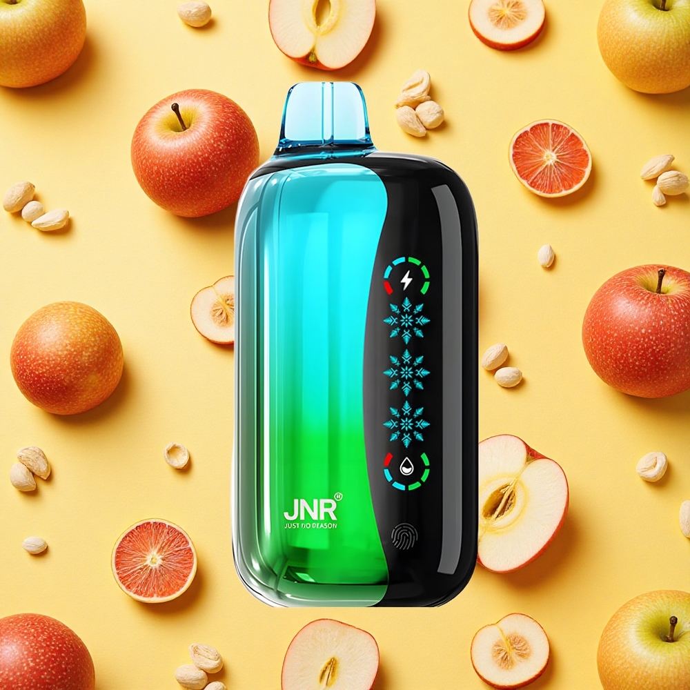 JNR Flex Ice 21000 Puffs Disposable Vape Double Apple 26ml E-liquid 1000mAh Battery Capacity