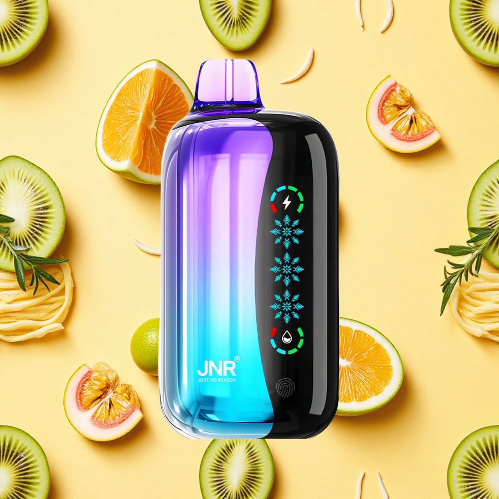 JNR Flex Ice 21000 Puffs Kiwi Passion Fruit Guava 26ml E-liquid 1000mAh Battery Capacity Dual Mesh Coil